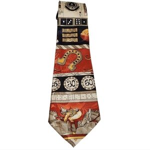 Dimoda horse gambling Tie.